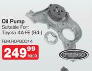 Femo Oil Pump  Suitable For: Toyota 4A-FE(94-)