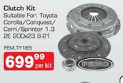 Femo Clutch Kit  Suitable For: Toyota Corolla/Conquest/Carri/Sprinter 1.3 2E 200X23.8-21-Per Kit