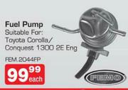 Femo Fuel Pump Suitable For: Toyota Corolla/Conquest 1300 2E Eng