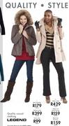 Legend Stripe Cowl Neck Knitwear