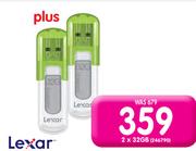 Lexar 2 x 8GB USB Flash Drives