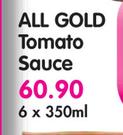 All Gold Tomato Sauce-6x350ml