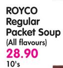 Royco Regular Packet Soup(All Flavours)-10's