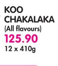 Koo Chakalaka(All Flavours)-12x410g
