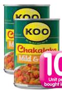 Koo Chakalaka(All Flavours)-410g