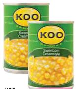Koo Sweetcorn(Creamstyle)-415g