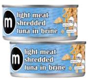 M Shredded Tuna In Brine-170g