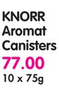 Knorr Aromat Canisters-10x75g