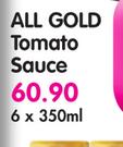 All Gold Tomato Sauce-6x350ml