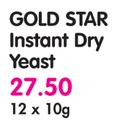 Gold Star Instant Dry Yeast-12x10g