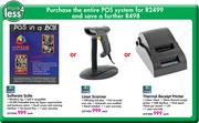 Software Suite+Laser Scanner+Thermal Receipt Printer