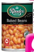 Rhodes Baked Beans In Tomato Sauce-410g