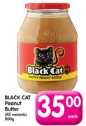 Black Cat Peanut Butter(All Variants)-800g