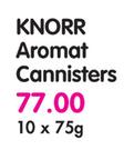 Knorr Aromat Cannisters-10x75g