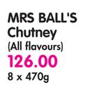 Mrs Ball's Chutney(All Flavours)-8x470g