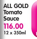 All Gold Tomato Sauce-12x350ml