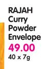Rajah Curry Powder Envelope-40x7g