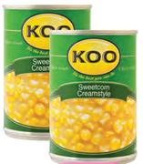 Koo Sweetcorn(Creamstyle)-12x415g