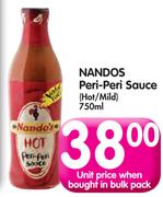 Nandos Peri-Peri Sauce(Hot/Mild)-750ml