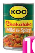 KOO Chakalaka(All Flavours)-12x410g