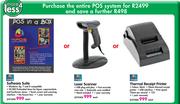 PoS Software Suite Plus PoS Laser Scanner Plus PoS Thermal Receipt Printer