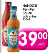Nando's Peri Peri Sauce(Mild Or Hot)-750ml