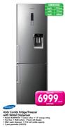 Samsung 430Ltr Combi Fridge/Freezer With Water Dispenser RL48RWCIH