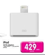 Apple iPod 30 Pin Adaptors-Each