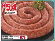 PnP Beef Schnitzel-Per Kg