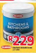 Plascon Kitchens & Bathrooms-2.5Ltr