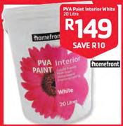 Homefront PVA Paint Interior White-20Ltr
