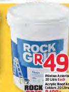 Rock Grip Pliotex Assorted Colours-20Ltr Each