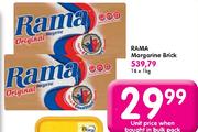 Rama Margarine Brick-18x1kg