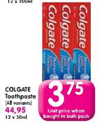 Colgate Toothpaste-12x50ml