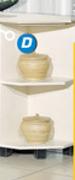 Royal Open Shelf Corner Unit