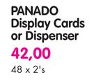 Panado Display Cards or Dispenser-48 x 2's