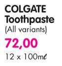 Colgate Toothpaste(All Variants)-12 x 100ml
