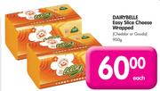 DairyBelle Easy Slice Cheese Wrapped(Cheddar or Gouda)-900gm Each