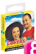 Lovers Plus Condoms Hanging Pack(Coloured & Flavoured)-3's