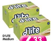 D'Lite Medium Fat Spread Brick-500gm Each