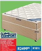 Custom Comfort Classic 137cm Double Base Set