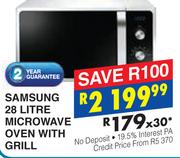Samsung 28 Litre Microwave Oven With Grill