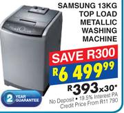 Samsung 13Kg Top Load Metallic Washing Machine