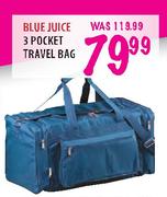 Blue Juice 3 Pocket Travel Bag