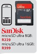 SanDisk MicroSD Ultra-16GB