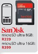 SanDisk MicroSD Ultra-8GB