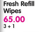 Pampers Fresh Refill Wipes-3 + 1