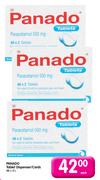 Panado Tablet Dispenser/Cards-48 x 2's