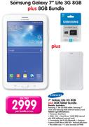 Samsung 7" Galaxy Lite 3G 8GB Plus 8GB Tablet Bundle