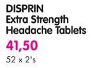 Disprin Extra Strength Headache Tablets-52 x 2's